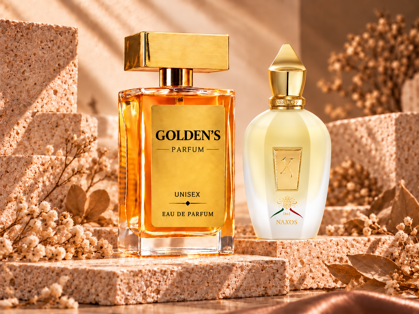 Golden’s me U30 · Xerjoff Naxos